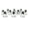Roadmaster 33Mm Or 32Mm X 2-3/4in. Chrome Abs Plastic Threaded Nut Cover. 10 Pack 111PFL-10 - alternate 3